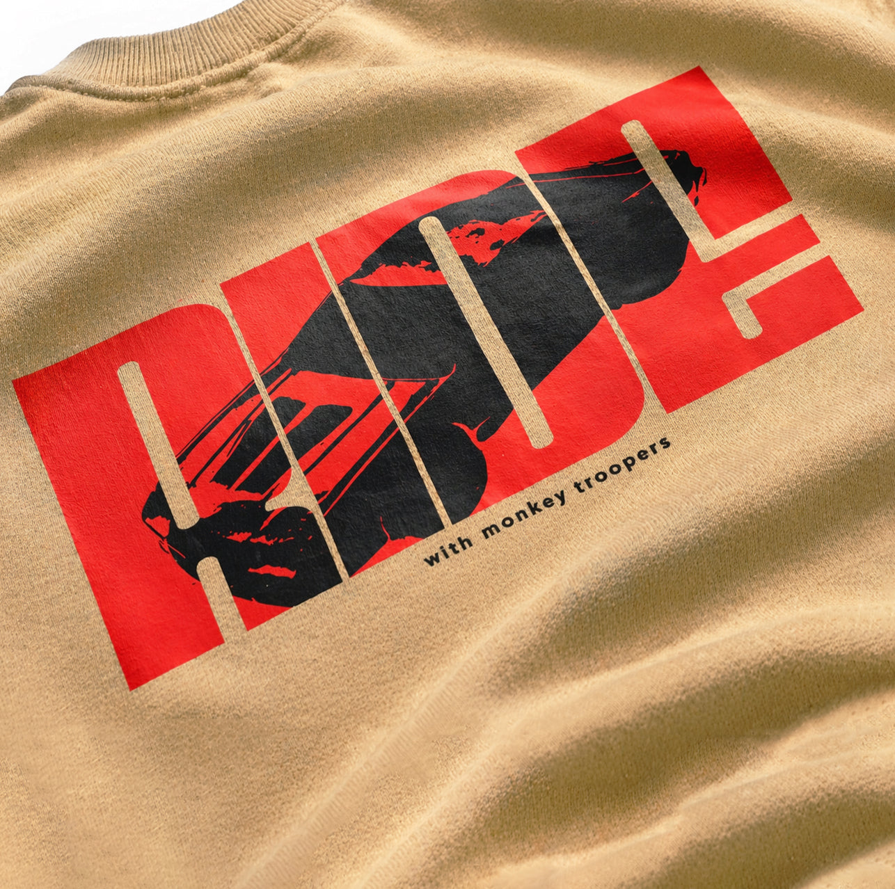 RIDE Oversized T-Shirt | Beige