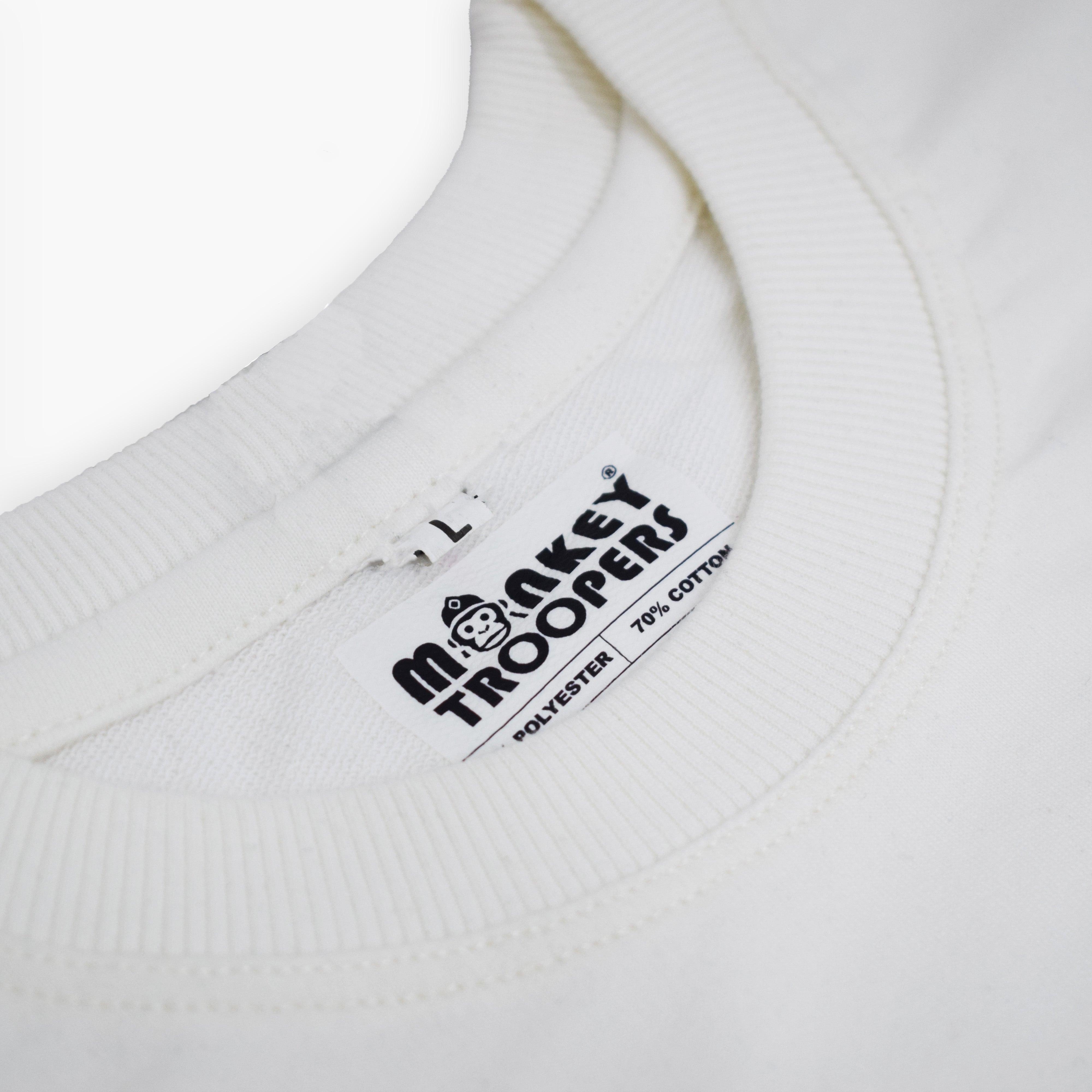 PSYCHO MONKEY Oversized T-Shirt | Off-White