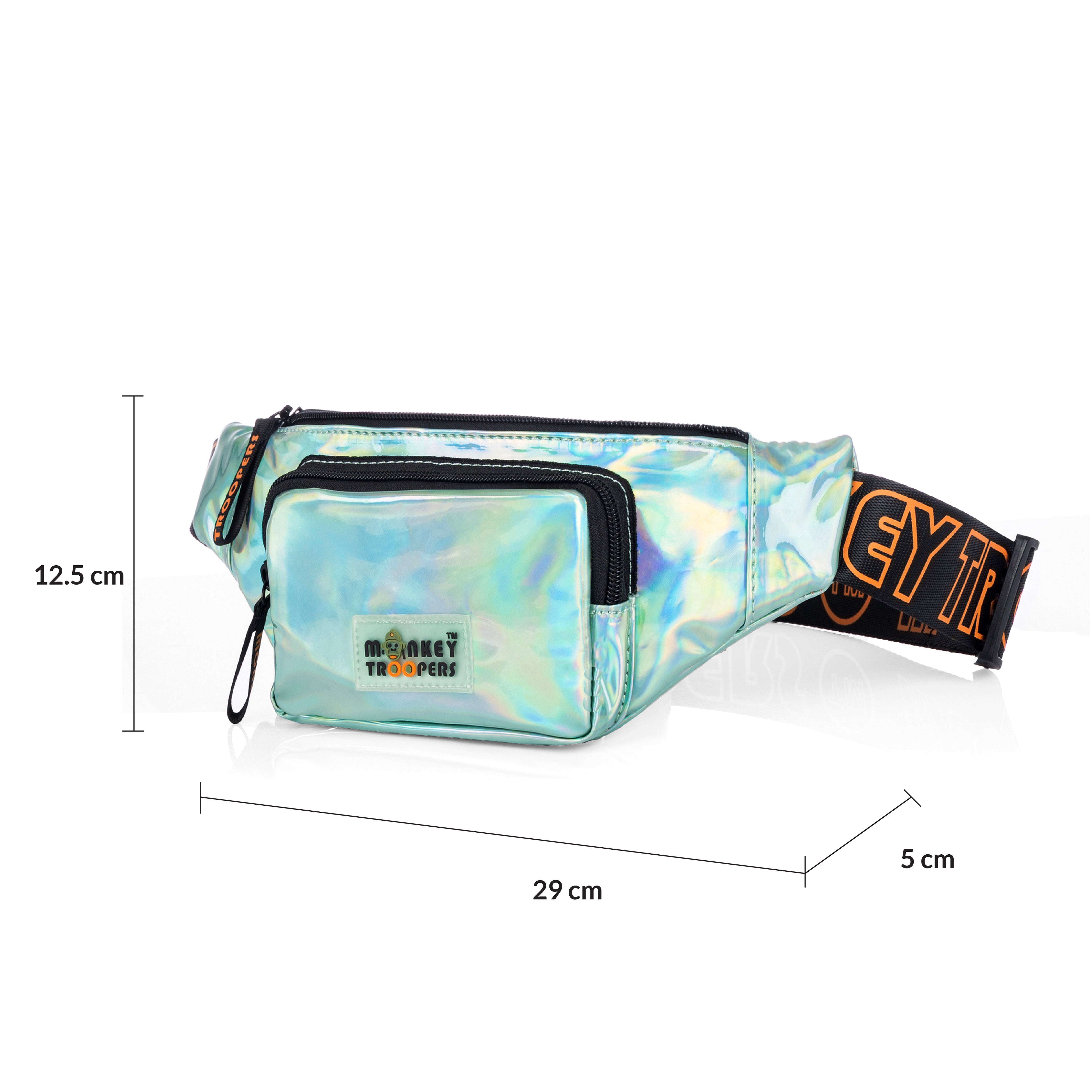 Lit Fanny Pack – Lightweight and Water-Resistant | Silver