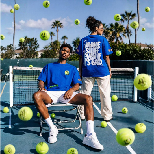 POSITIVE Oversized T-Shirt | Blue