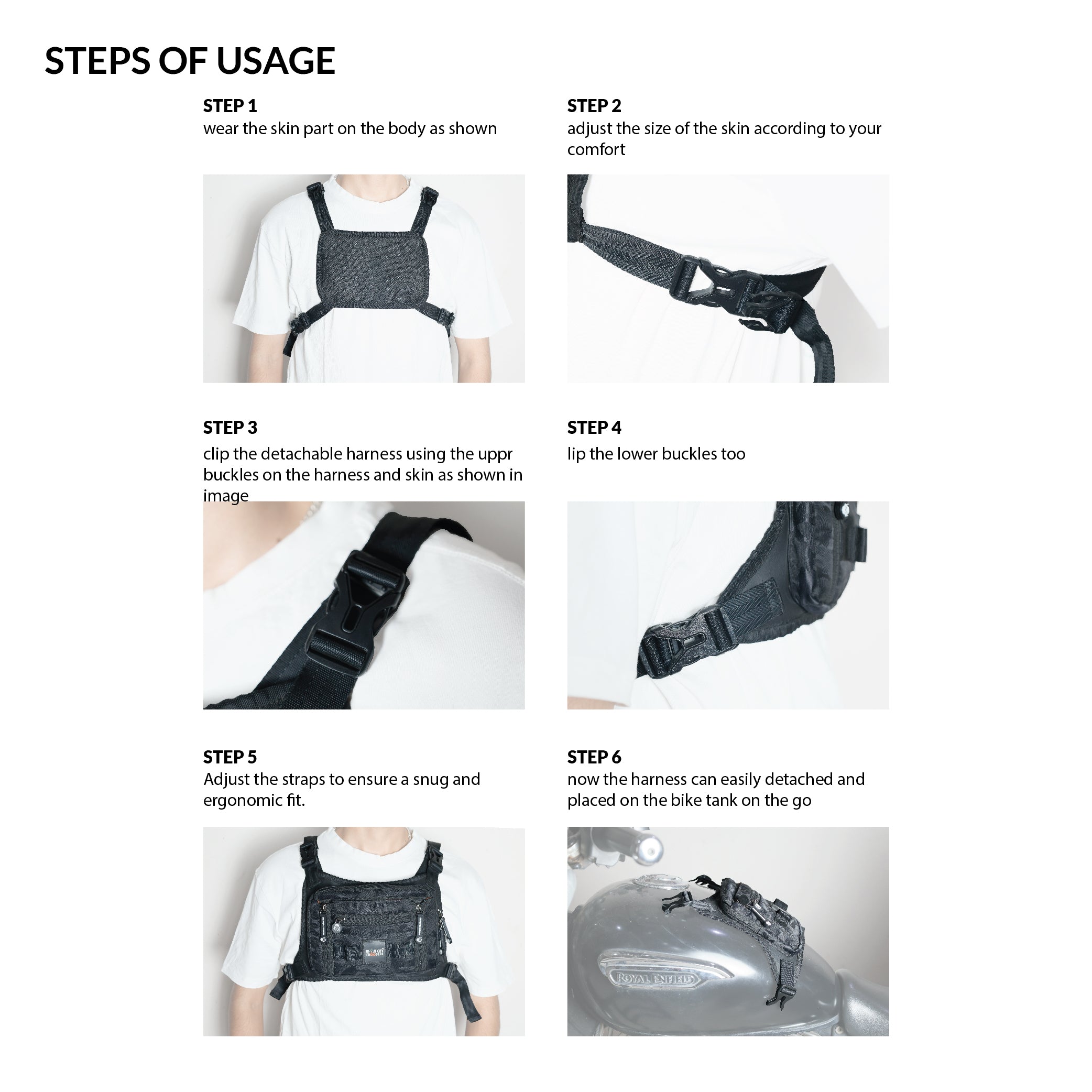 TORQUE Harness | Black Camo