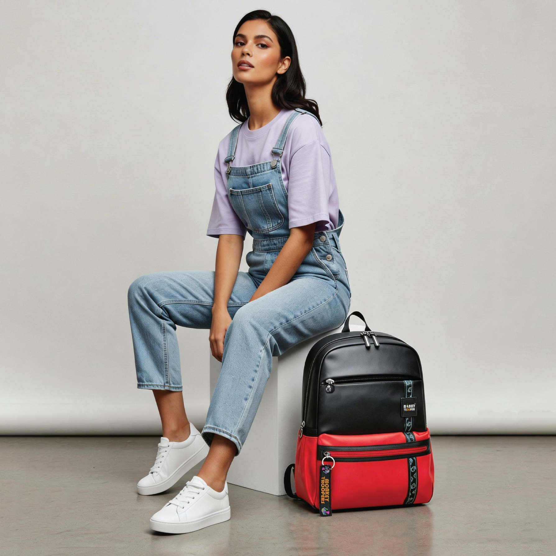 Trippy Backpack | Black-Orange
