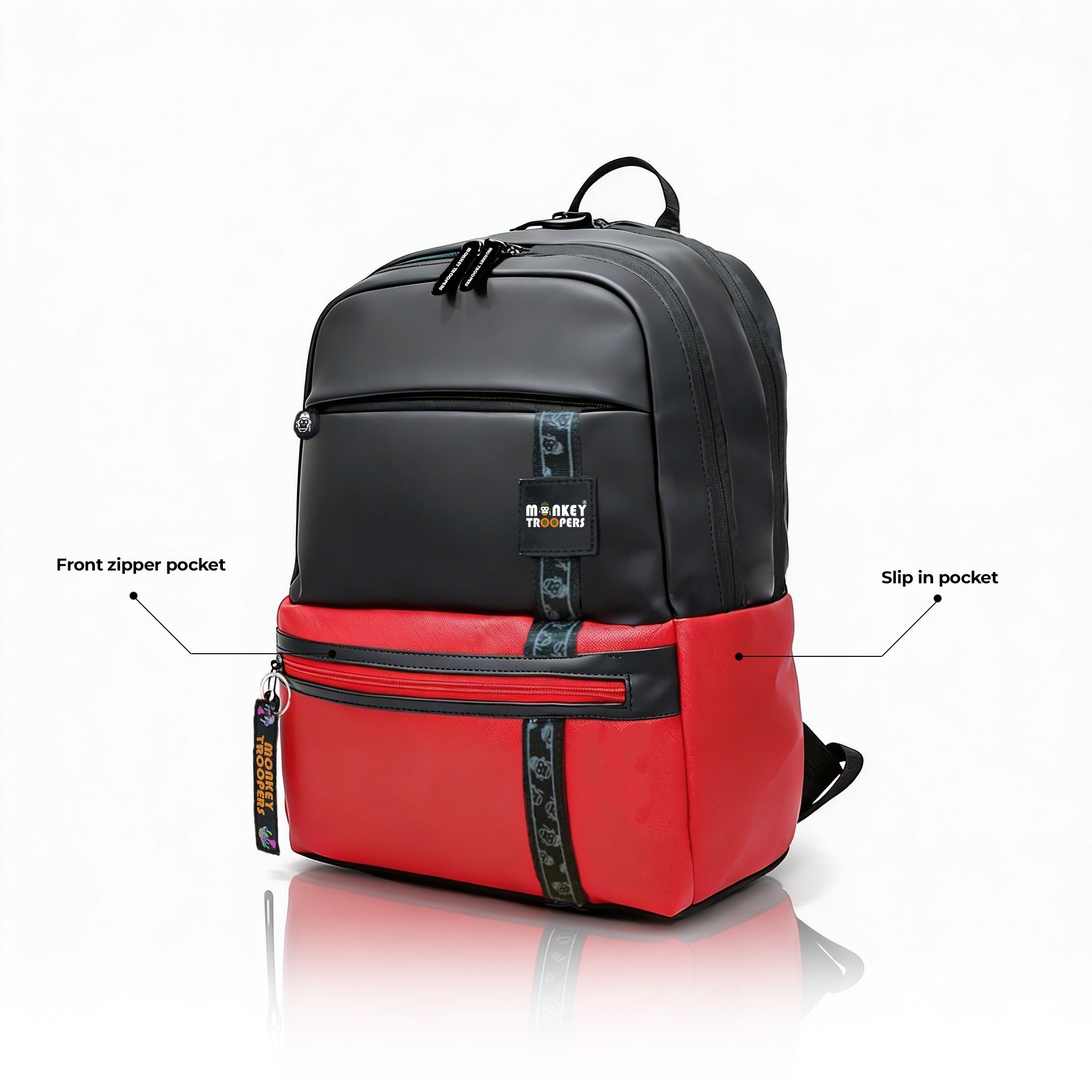 Trippy Backpack | Black-Orange