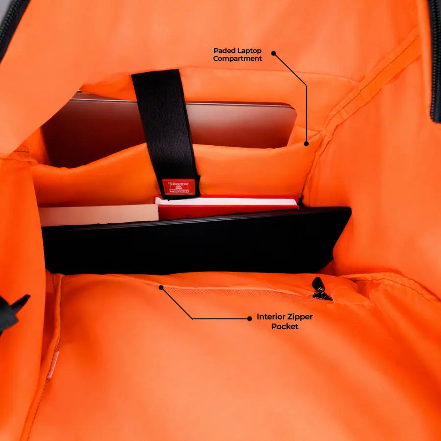 Hoody Laptop Backpack| Black Monkey Troopers